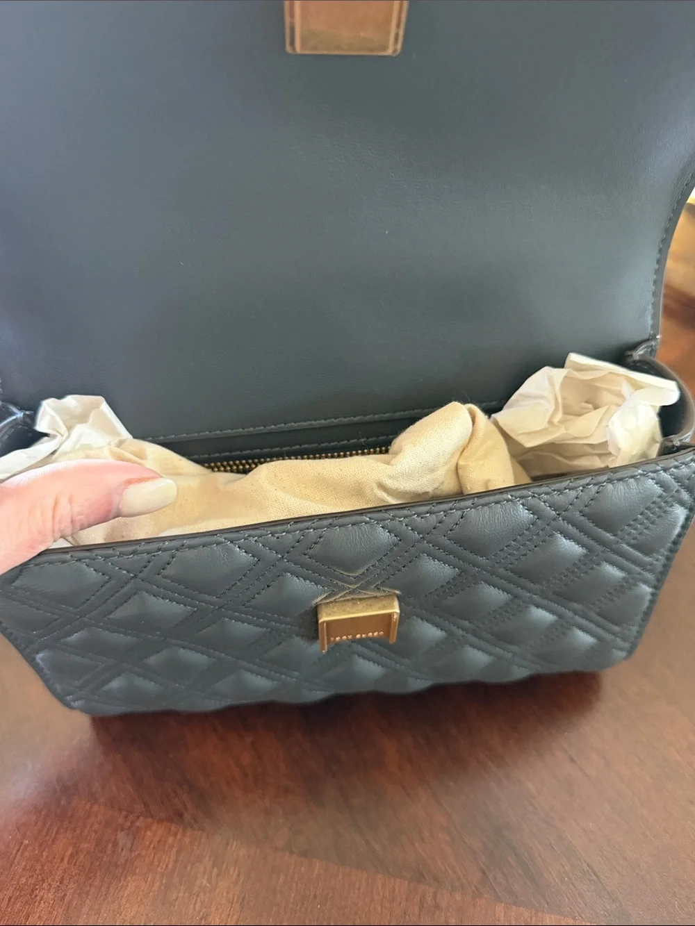 NWT Tory Burch Small Matte Fleming Crossbody Bag/Dust Bag $498